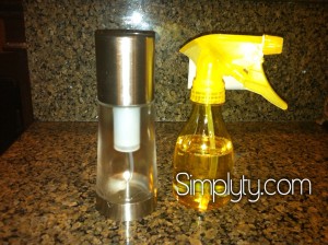 Homemade Cooking Spray